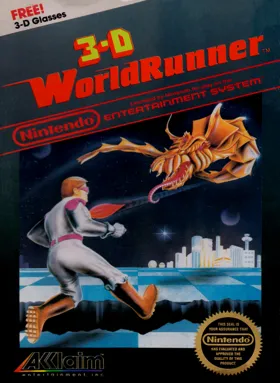 3-D WorldRunner (USA) box cover front